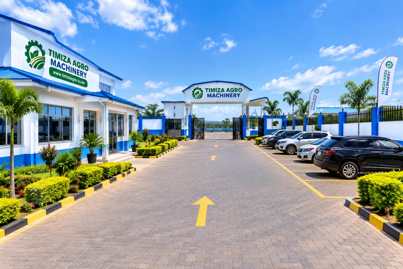 Timiza Agro showroom entrance