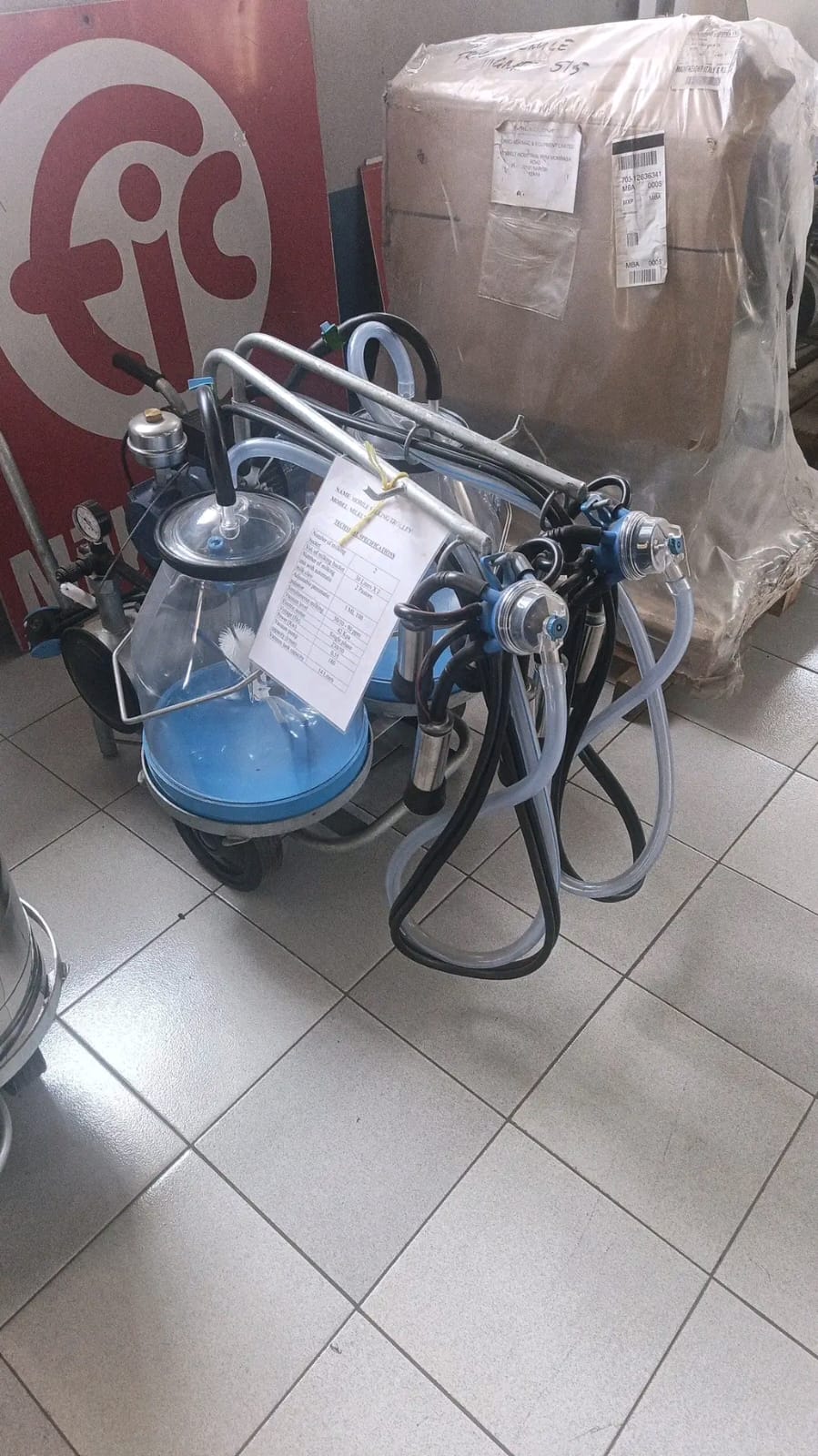 Electric Milking Trolley - 5HP, Two Cows