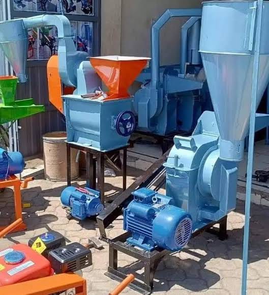 GM22 Grade 1 Posho Mill Set on 2 Stand (7.5HP + 5HP Motor)