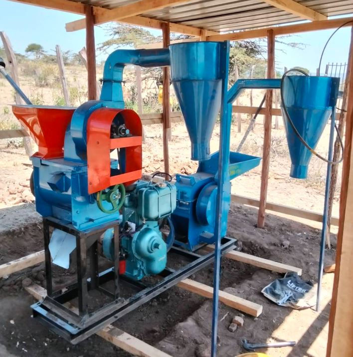 GM25 Grade 1 Posho Mill Set (10HP Indian Diesel Engine)