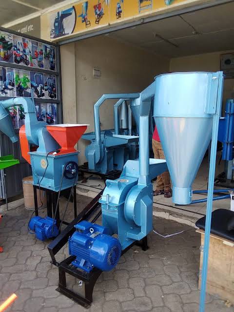 GM25 Grade 1 Posho Mill Set on 2 Stand (10HP + 5HP Motor)
