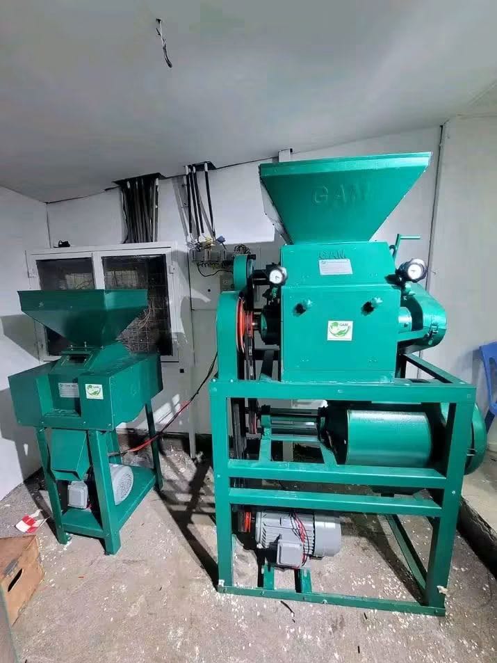 POWERFUL GAM FY6-35 ROLLER MILL WITH COMPLETE HULLER